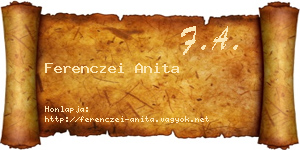 Ferenczei Anita névjegykártya